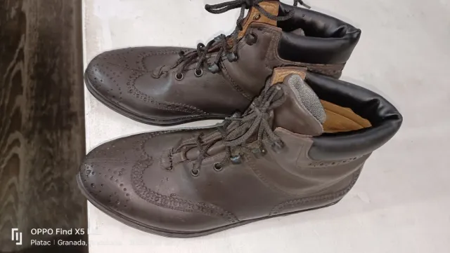 Botines de golf marrones