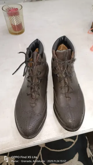 Botines de golf marrones