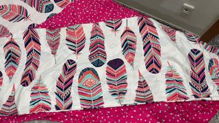 Funda Nórdica Individual Plumas Multicolor.