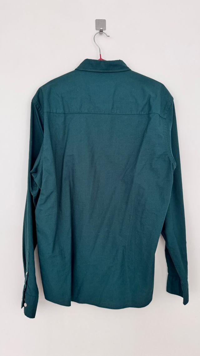 Camisa Zara verde hombre