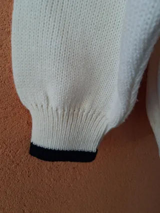 Maglione Malagrida V-neck color panna