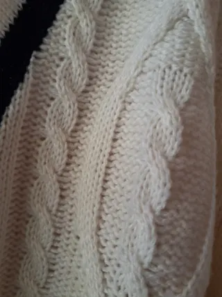 Maglione Malagrida V-neck color panna