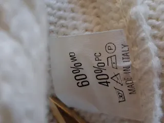 Maglione Malagrida V-neck color panna