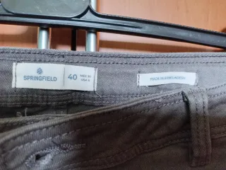 Pantalón cargo Springfield mujer gris