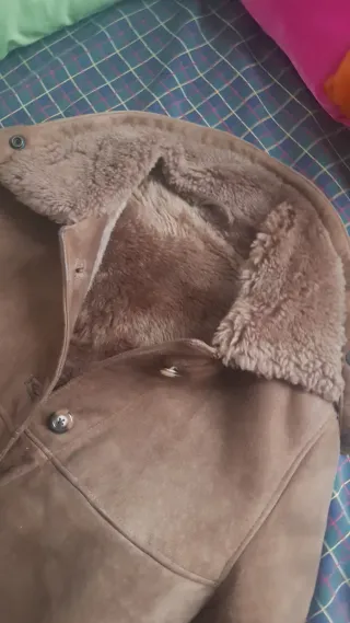 Abrigo piel borreguito muy calenti