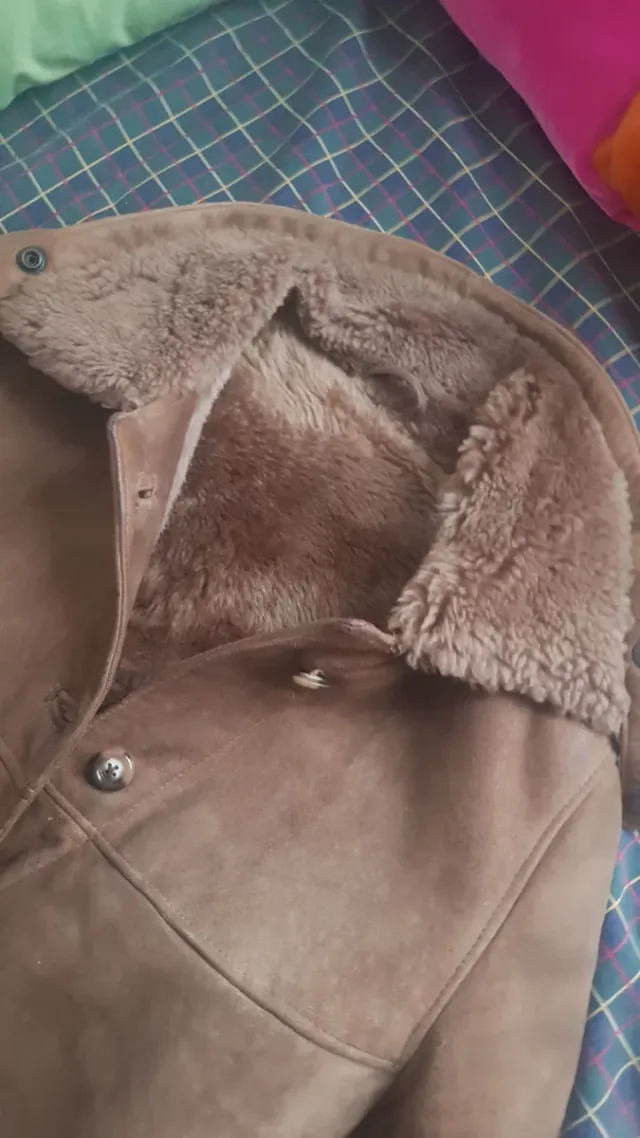 Abrigo piel borreguito muy calenti