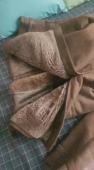 Abrigo piel borreguito muy calenti