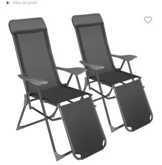 Vendo 3 Sillas plegable jardín tectake 90€