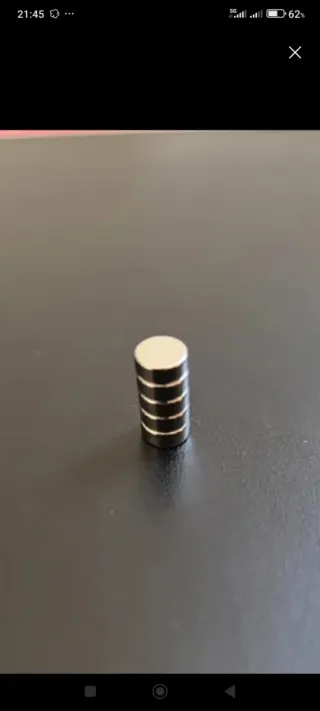 100 Imanes Neodimio N48 Disco