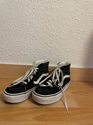 Zapatillas Vans Sk8-Hi Plataforma Negras