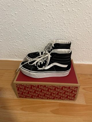 Zapatillas Vans Sk8-Hi Plataforma Negras