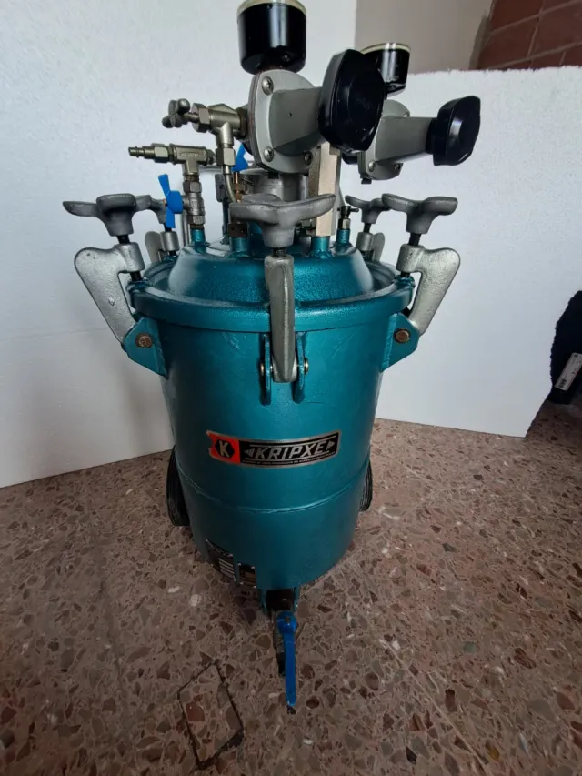 Tanque Presión Gotele Pintura Kripxe profesional.