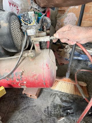 Compresor de aire industrial