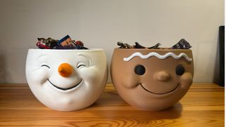 Recipientes Dulces Navideños Cerámica