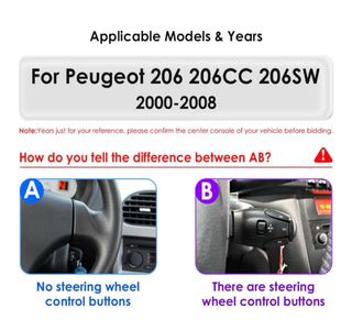 Radio pantalla Peugeot 306,306sw 4GB RAM