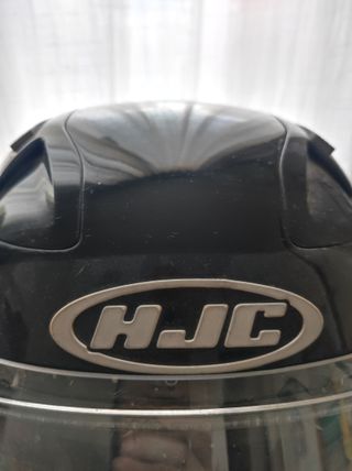 Casco Moto HJC FG17 Talla L Negro Brillo