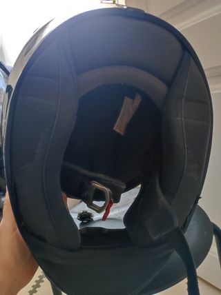 Casco Moto HJC FG17 Talla L Negro Brillo