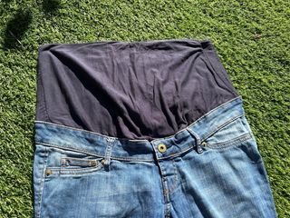 Tejano premamá flare azul