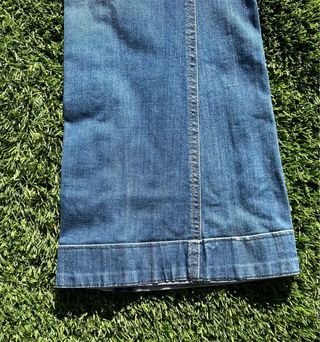 Tejano premamá flare azul