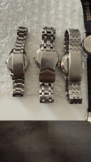 Lote 4 relojes vintage mujer Polens, Radiant