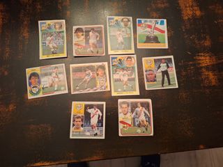 Lote Cromos Rayo Vallecano años 90 Maradona y Paco