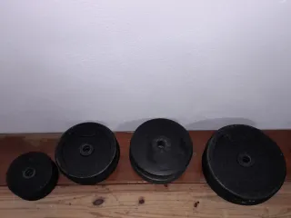 Pesas Gimnasio - Discos y Barra