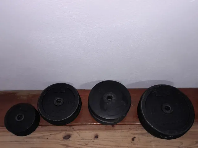 Pesas Gimnasio - Discos y Barra