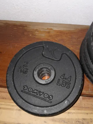 Pesas Gimnasio - Discos y Barra