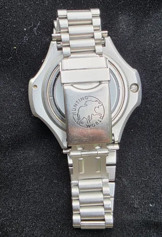 Reloj Hunting World sportabout con brújula, acero.