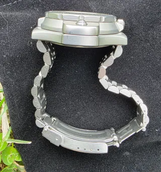 Reloj Hunting World sportabout con brújula, acero.