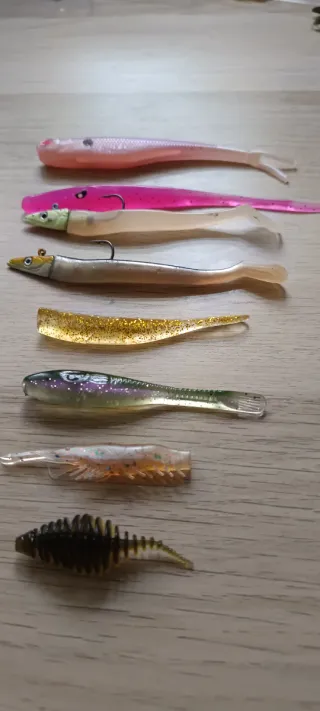 Lote señuelos pesca variados