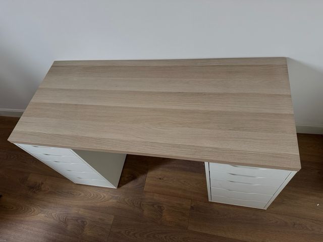 Escritorio 140x60 con 2 cajoneras