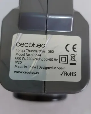 Tubo Extensión Cecotec Aspi Conga Thunderbrus 560