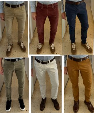 Lote 6 Pantalones Hombre Talla 30/32
