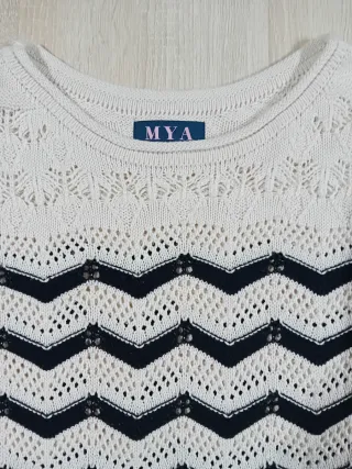 Maglione Filo Bianco e Nero