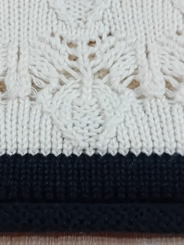 Maglione Filo Bianco e Nero