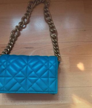 Bolso azul Zara