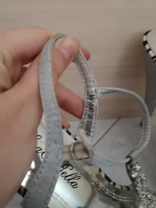 Scarpe con tacco Mina & Oli zebrate