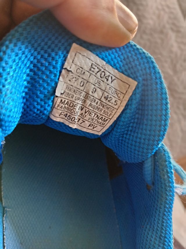 Zapatillas pádel Asics azules hombre