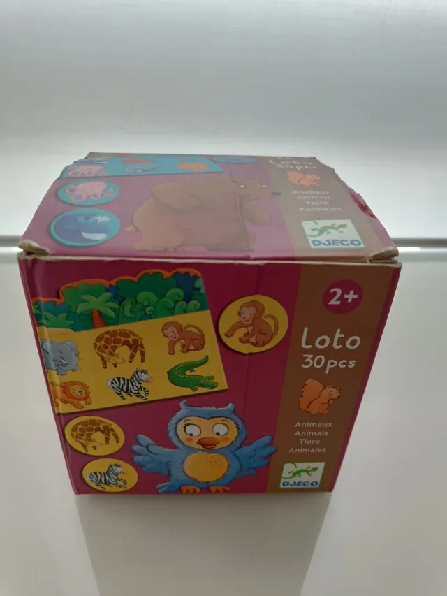 Juego Loto Djeco 30 piezas animales
