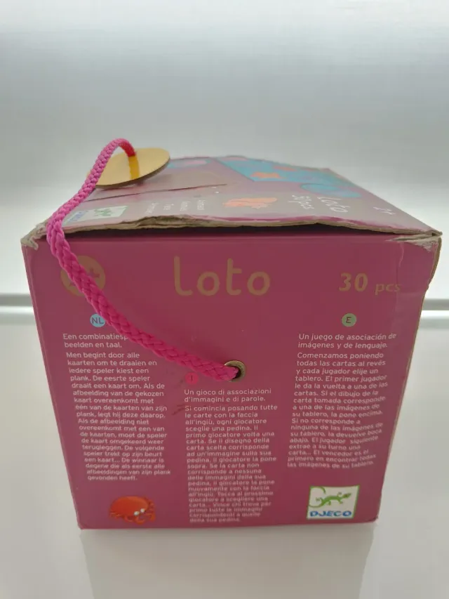 Juego Loto Djeco 30 piezas animales