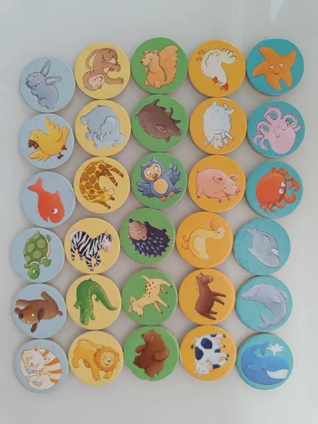 Juego Loto Djeco 30 piezas animales