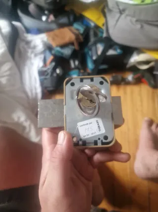 Cerradura de seguridad con llave