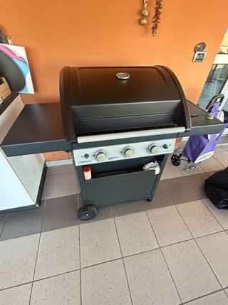 Copertura per barbecue in poliestere nero