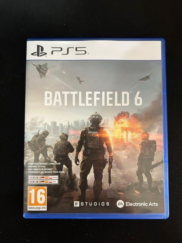 BATTLEFIELD 6 PS5 COMO NUEVO y PÓSTER SIN USAR