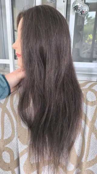 Cabeza Maniquí Peluquería Eurostil Castaña