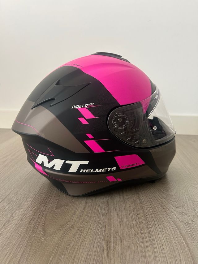 Casco de moto MT Targo pink Talla S