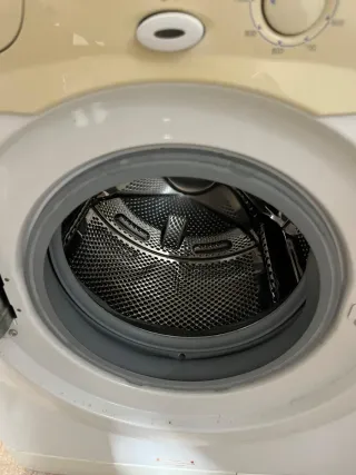 Lavadora BRU color crema