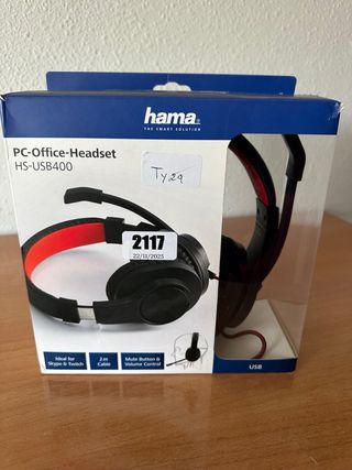 Auriculares Hama HS-USB400 PC Office