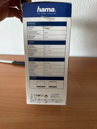 Auriculares Hama HS-USB400 PC Office